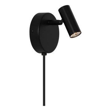 Nordlux - LED Nástenné bodové svietidlo OMARI LED/3,2W/230V čierna