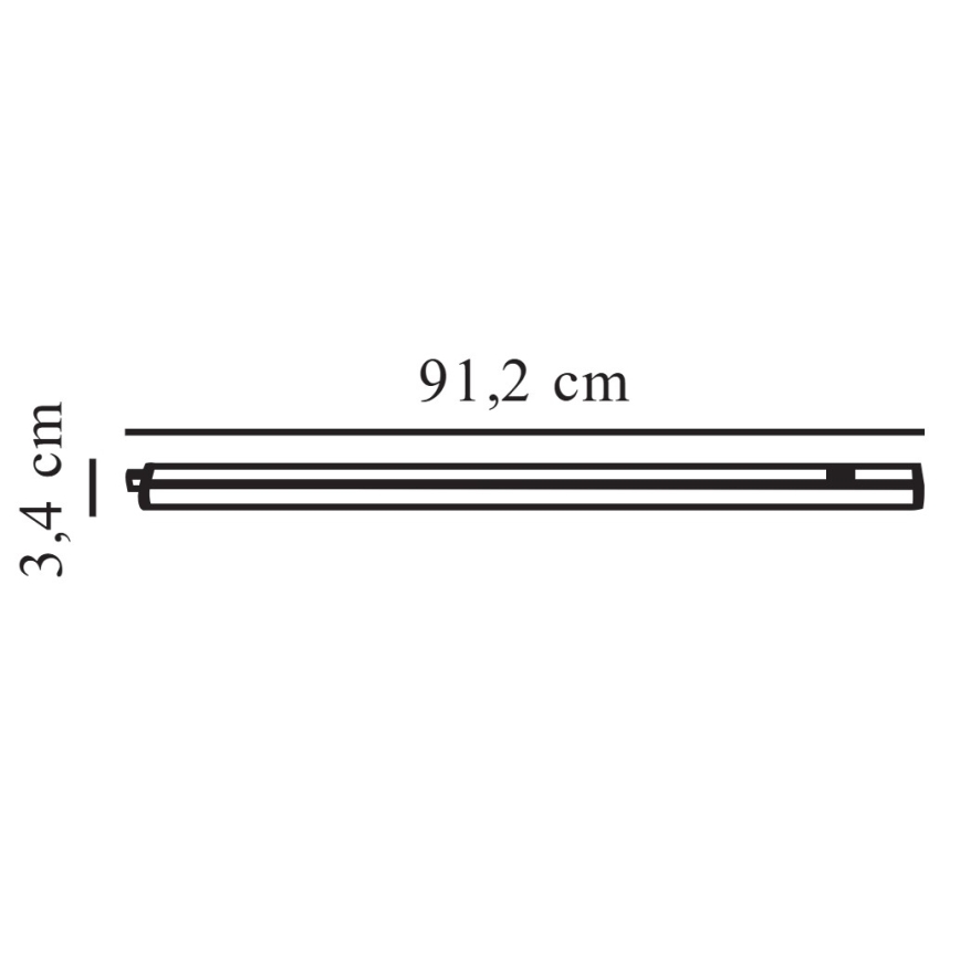 Nordlux - stmievateľné LED svietidlo pod linku LATONA LED/11W/230V 3000/4000K 91,2 cm