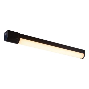 Nordlux - LED osvetlenie zrkadla do kúpeľne so zásuvkou MALAIKA LED/15W/230V IP44 68,4 cm čierna