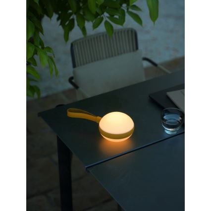 Nordlux - LED Prenosná nabíhacia lampa LED/1W/3,7V IP54 žltá