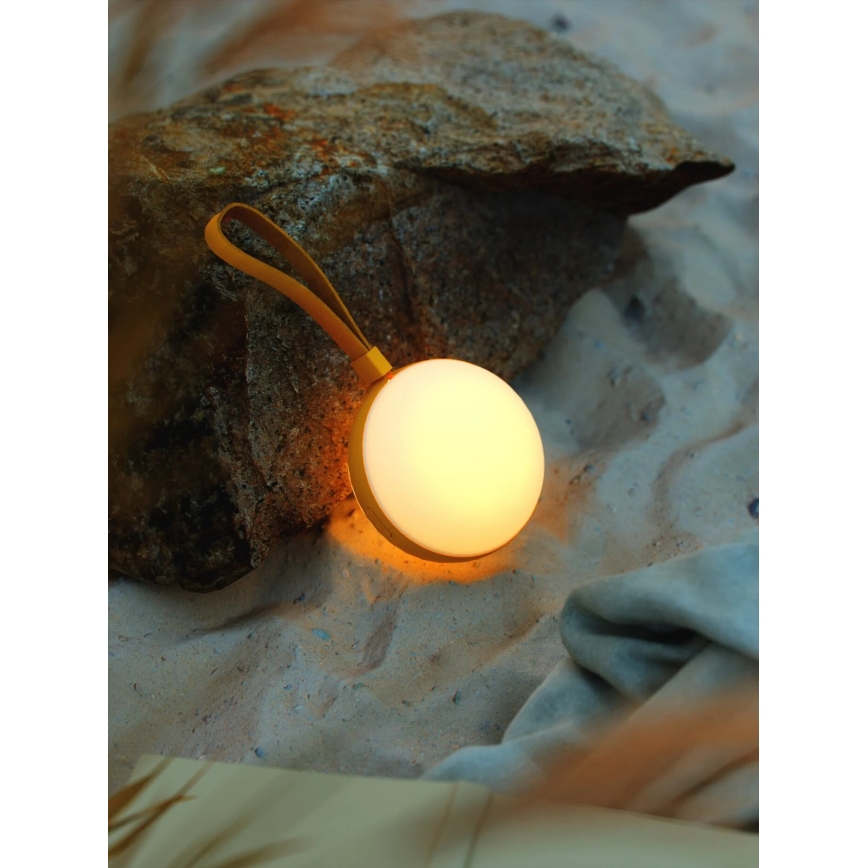 Nordlux - LED Prenosná nabíhacia lampa LED/1W/3,7V IP54 žltá