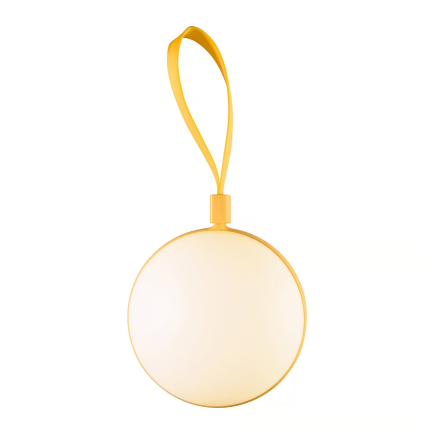 Nordlux - LED Prenosná nabíhacia lampa LED/1W/3,7V IP54 žltá