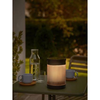 Nordlux - LED Solárna lampa COUPAR LED/3,2W/3,7V čierna