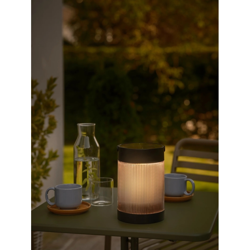 Nordlux - LED Solárna lampa COUPAR LED/3,2W/3,7V čierna