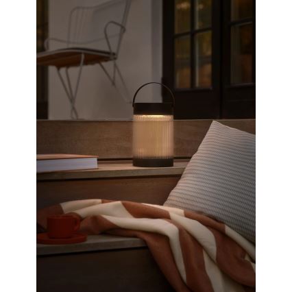 Nordlux - LED Solárna lampa COUPAR LED/3,2W/3,7V čierna