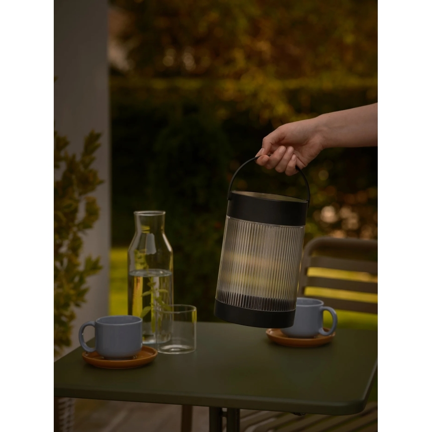 Nordlux - LED Solárna lampa COUPAR LED/3,2W/3,7V čierna