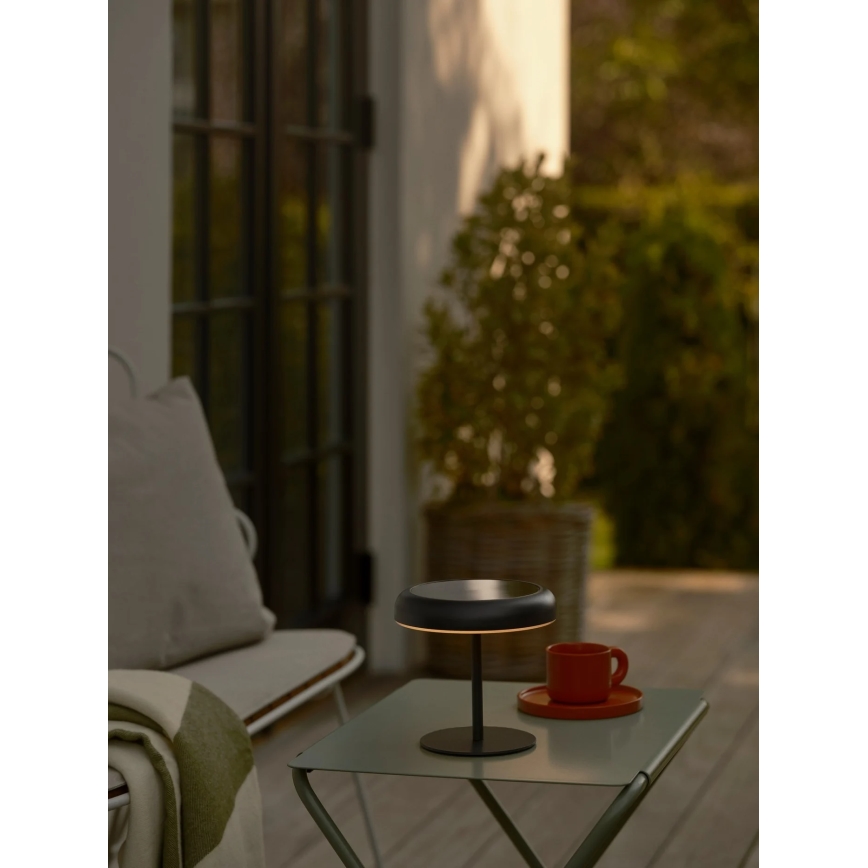 Nordlux - LED Solárna lampa ELMER LED/2W/3,7V IP44 čierna