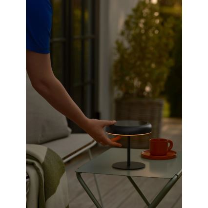 Nordlux - LED Solárna lampa ELMER LED/2W/3,7V IP44 čierna