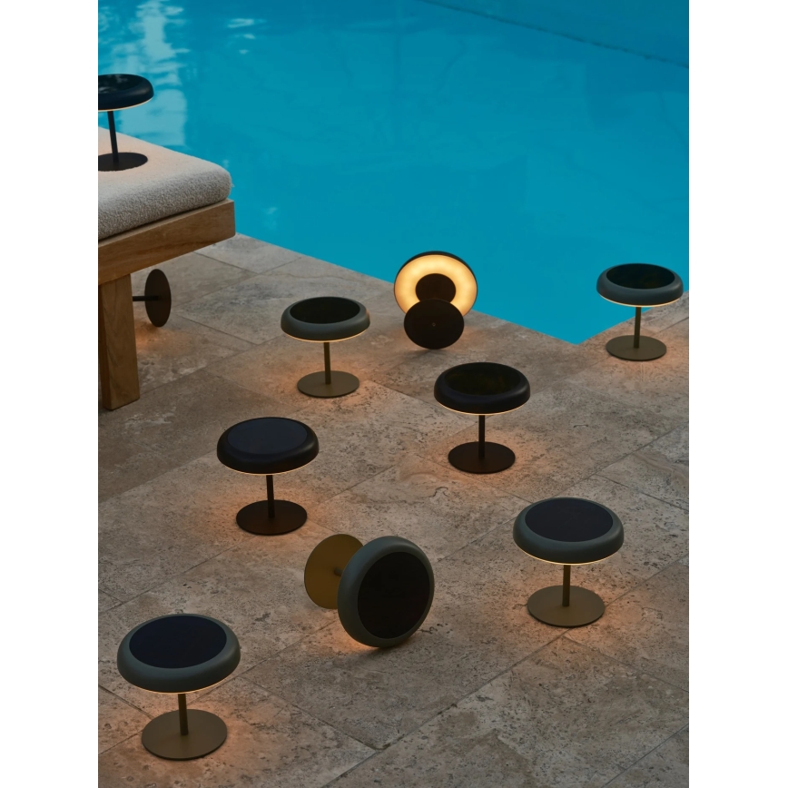 Nordlux - LED solárna lampa ELMER LED/2W/3,7V IP44 zelená