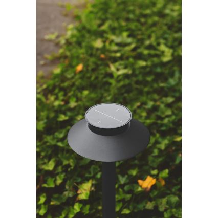 Nordlux - LED Solárna lampa so senzorom LED/5W/3,7V IP44 čierna