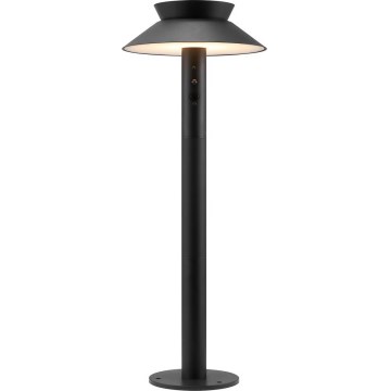 Nordlux - LED solárna lampa so snímačom LED/5W/3,7V IP44 čierna 60 cm