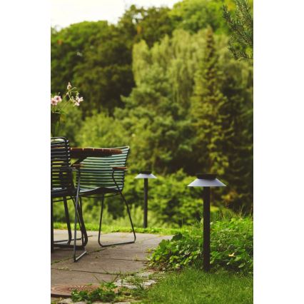 Nordlux - LED solárna lampa so snímačom LED/5W/3,7V IP44 čierna 60 cm