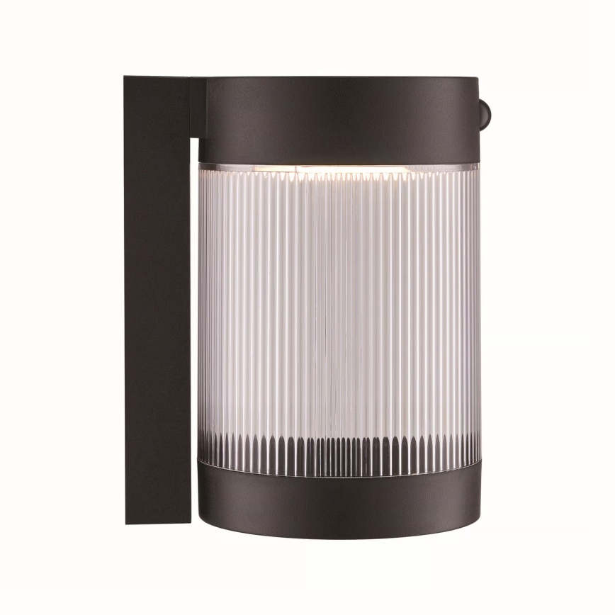 Nordlux - LED Solárne nástenné svietidlo so senzorom COUPAR LED/3,2W/5V 3000K IP44 čierna