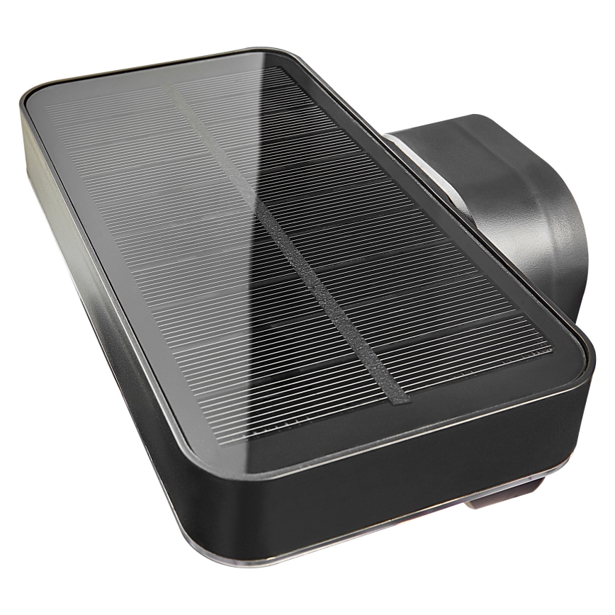 Nordlux - LED solárne nástenné svietidlo so senzorom RICA LED/5W/3,7V IP44 2200 mAh hranaté