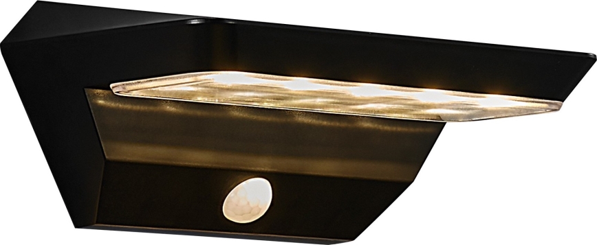 Nordlux - LED Solárne nástenné svietidlo so senzorom AGENA LED/5W/3,7V IP44 2200 mAh