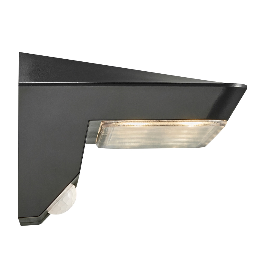 Nordlux - LED Solárne nástenné svietidlo so senzorom AGENA LED/5W/3,7V IP44 2200 mAh