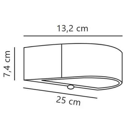 Nordlux - LED Solárne nástenné svietidlo so senzorom MONAY LED/5W/5V 3000K IP44 čierna