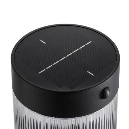 Nordlux - LED Solárna lampa COUPAR LED/3,2W/5V 3000K IP44 čierna 1800 mAh