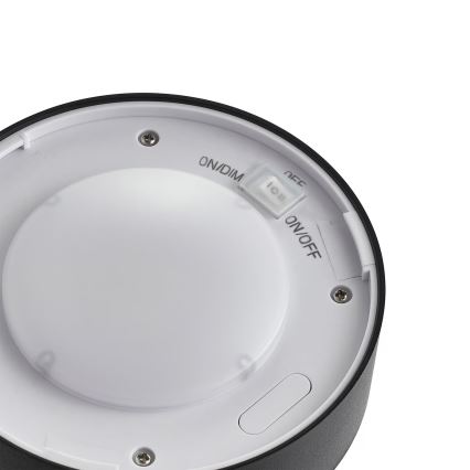 Nordlux - LED Solárna lampa COUPAR LED/3,2W/5V 3000K IP44 čierna 1800 mAh