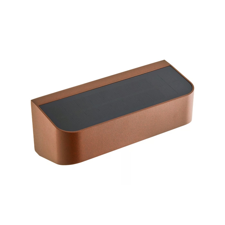 Nordlux - LED solárne svietidlo so senzorom MARCELLIO LED/5W/5V IP54 2200 mAh hnedá