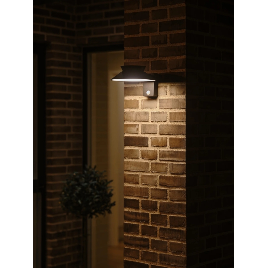 Nordlux - LED solárne svietidlo so senzorom JUSTINA LED/5W/3,7V IP44 1800 mAh