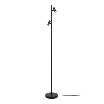 Nordlux - LED Stmievateľná dotyková stojacia lampa OMARI 2xLED/3,2W/230V čierna