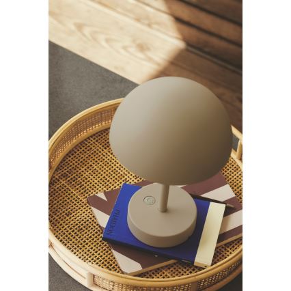 Nordlux - LED Stmievateľná nabíjacia vonkajšia stolná lampa ELLEN LED/2,8W/3,7V IP44 béžová