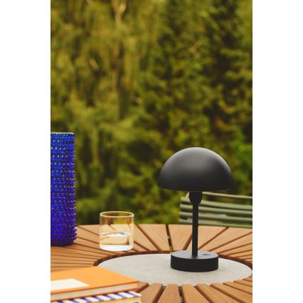 Nordlux - LED Stmievateľná nabíjacia vonkajšia stolná lampa ELLEN LED/2,8W/3,7V IP44 čierna