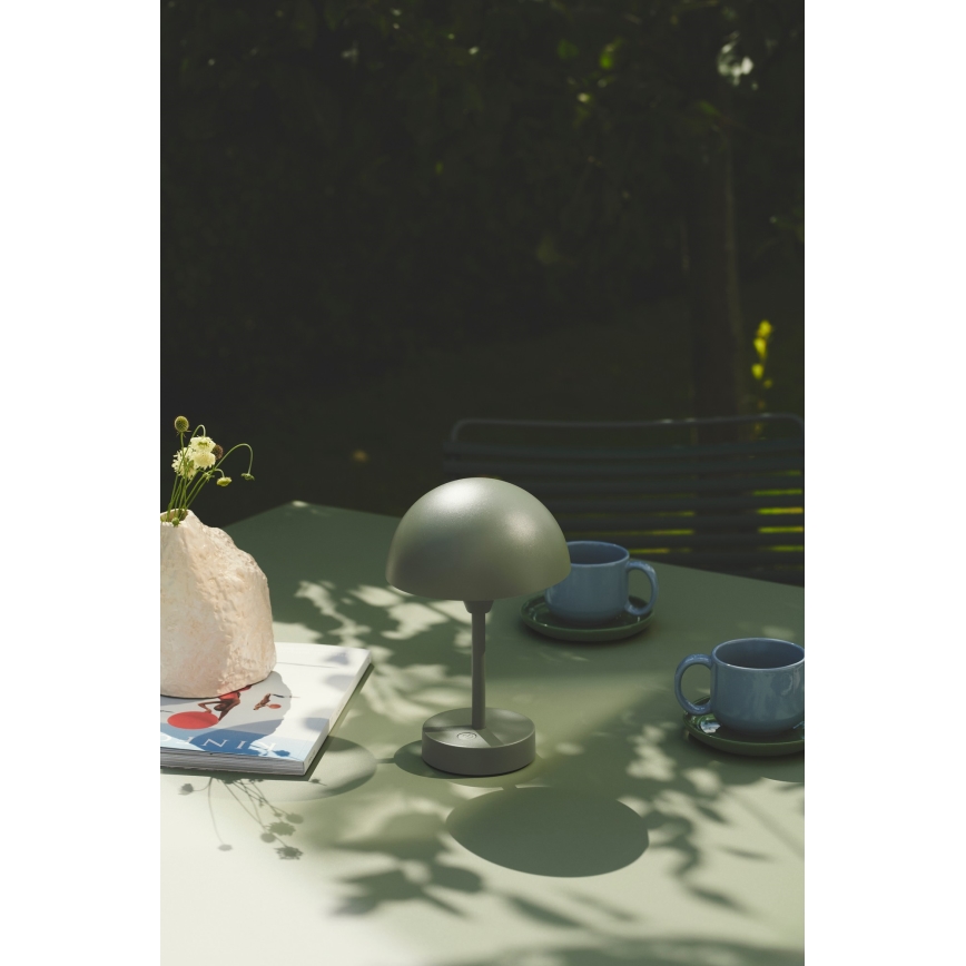 Nordlux - LED Stmievateľná nabíjacia vonkajšia stolná lampa ELLEN LED/2,8W/3,7V IP44 zelená