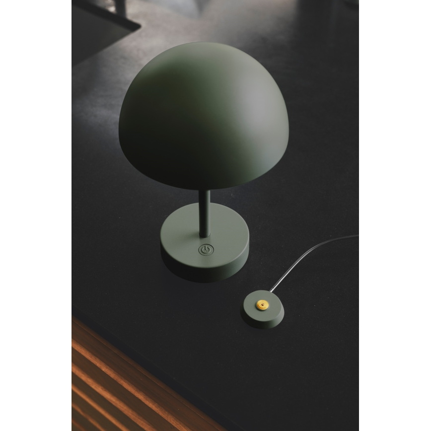 Nordlux - LED Stmievateľná nabíjacia vonkajšia stolná lampa ELLEN LED/2,8W/3,7V IP44 zelená