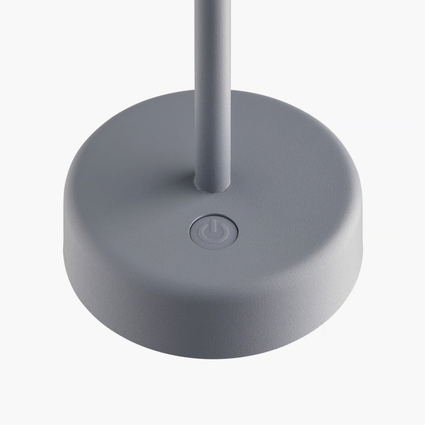 Nordlux - stmievateľná nabíjateľná vonkajšia stolová lampa ELLEN LED/2,8W/3,7V 2200 mAh IP44 sivá