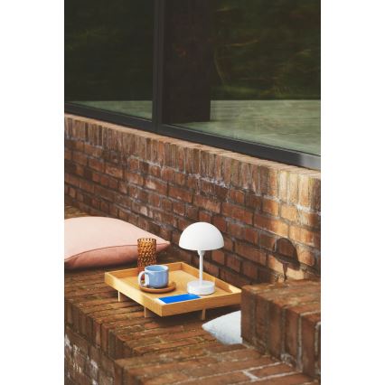 Nordlux - LED Stmievateľná nabíjateľná vonkajšia stolová lampa ELLEN LED/2,8W/3,7V 2200 mAh IP44 biela