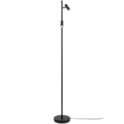 Nordlux - LED Stmievateľná dotyková stojacia lampa OMARI 2xLED/3,2W/230V čierna