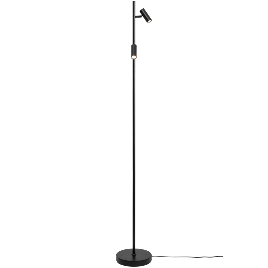 Nordlux - LED Stmievateľná dotyková stojacia lampa OMARI 2xLED/3,2W/230V čierna