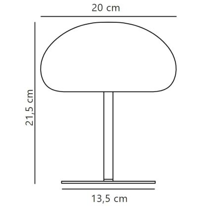 Nordlux - LED Stmievateľná vonkajšia stolná lampa SPONGE LED/4,8W/3,7V IP65 4400 mAh