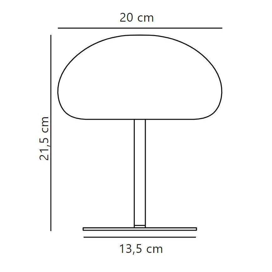 Nordlux - LED Stmievateľná vonkajšia stolná lampa SPONGE LED/4,8W/3,7V IP65 4400 mAh