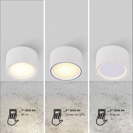 Nordlux - LED Stmievateľné bodové svietidlo FALLON LED/5,5W/230V biela