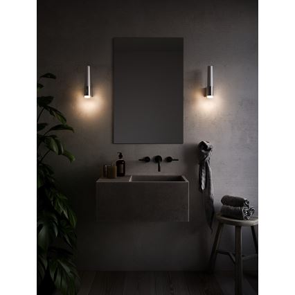 Nordlux - LED Stmievateľné kúpeľňové nástenné svietidlo HELVA LED/6,8W/230V IP44 CRI 90 lesklý chróm