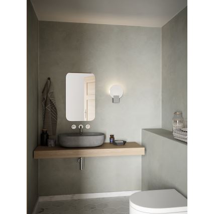 Nordlux - LED Stmievateľné kúpeľňové nástenné svietidlo HESTER LED/9,5W/230V IP44 biela