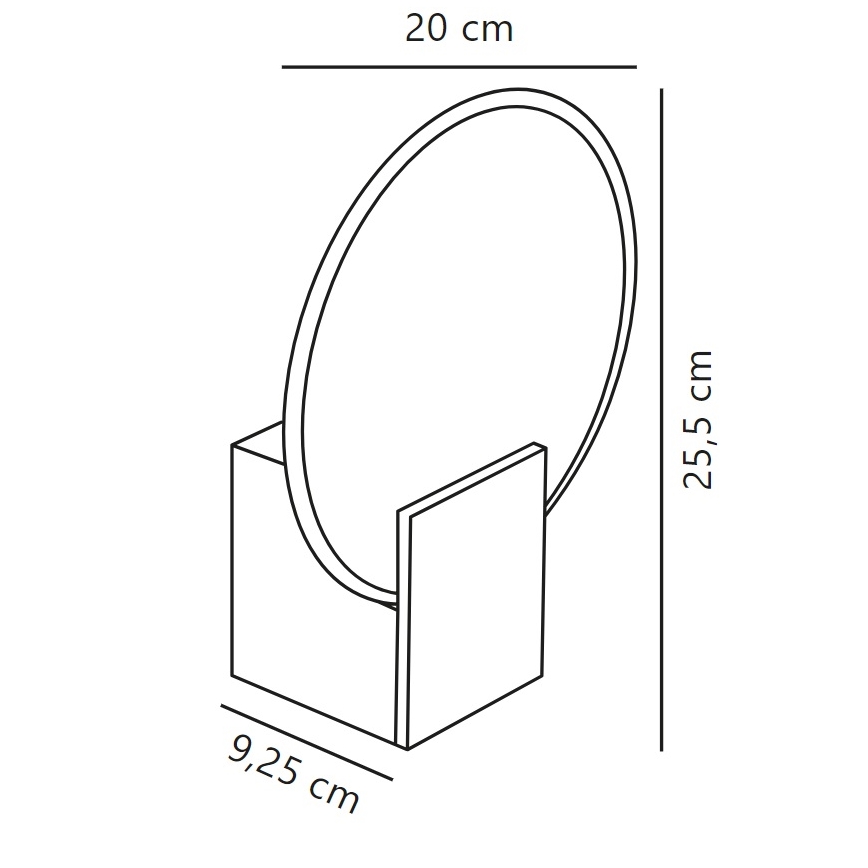 Nordlux - LED Stmievateľné kúpeľňové nástenné svietidlo HESTER LED/9,5W/230V IP44 biela