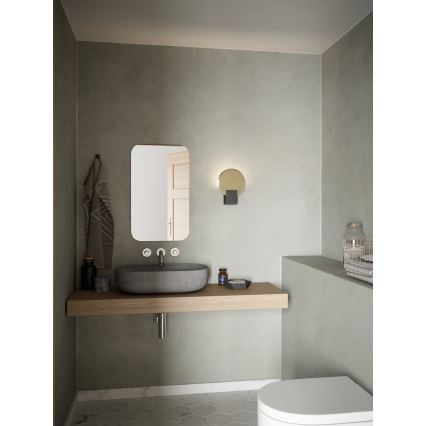 Nordlux - LED Stmievateľné kúpeľňové nástenné svietidlo HESTER LED/9,5W/230V IP44 čierna