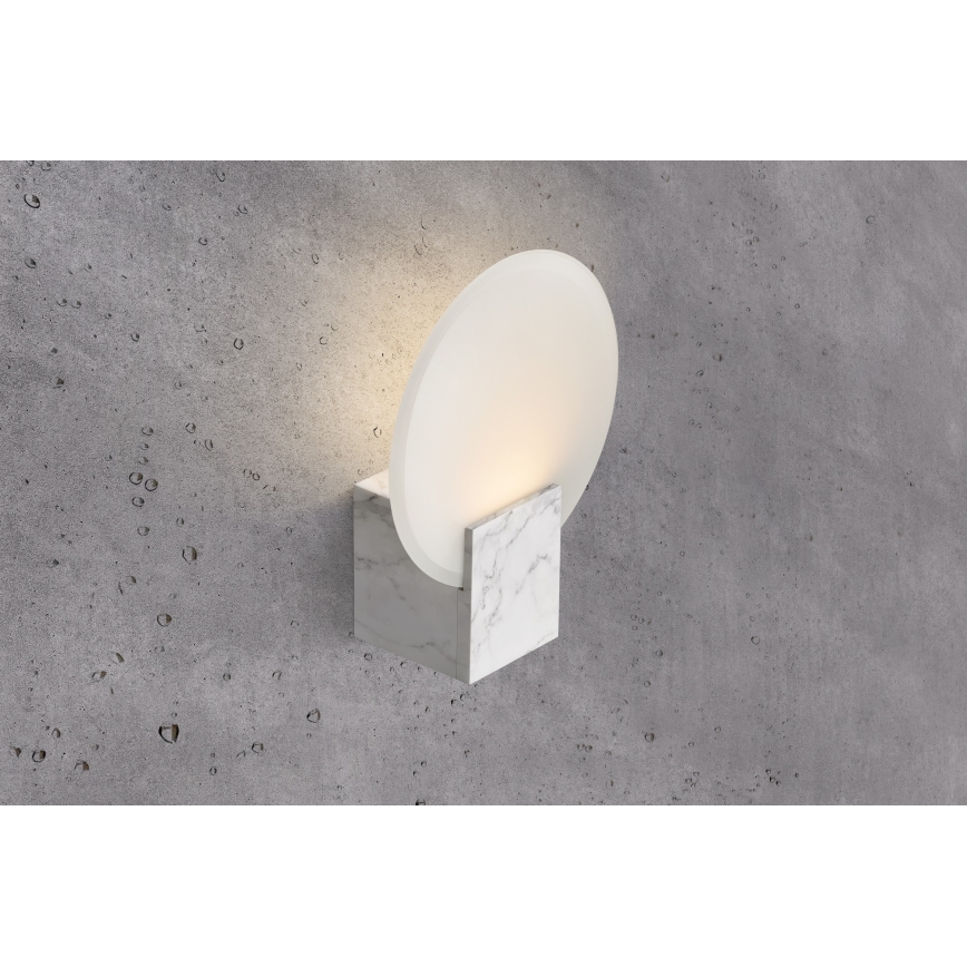 Nordlux - LED Stmievateľné kúpeľňové nástenné svietidlo HESTER LED/9,5W/230V IP44 biela