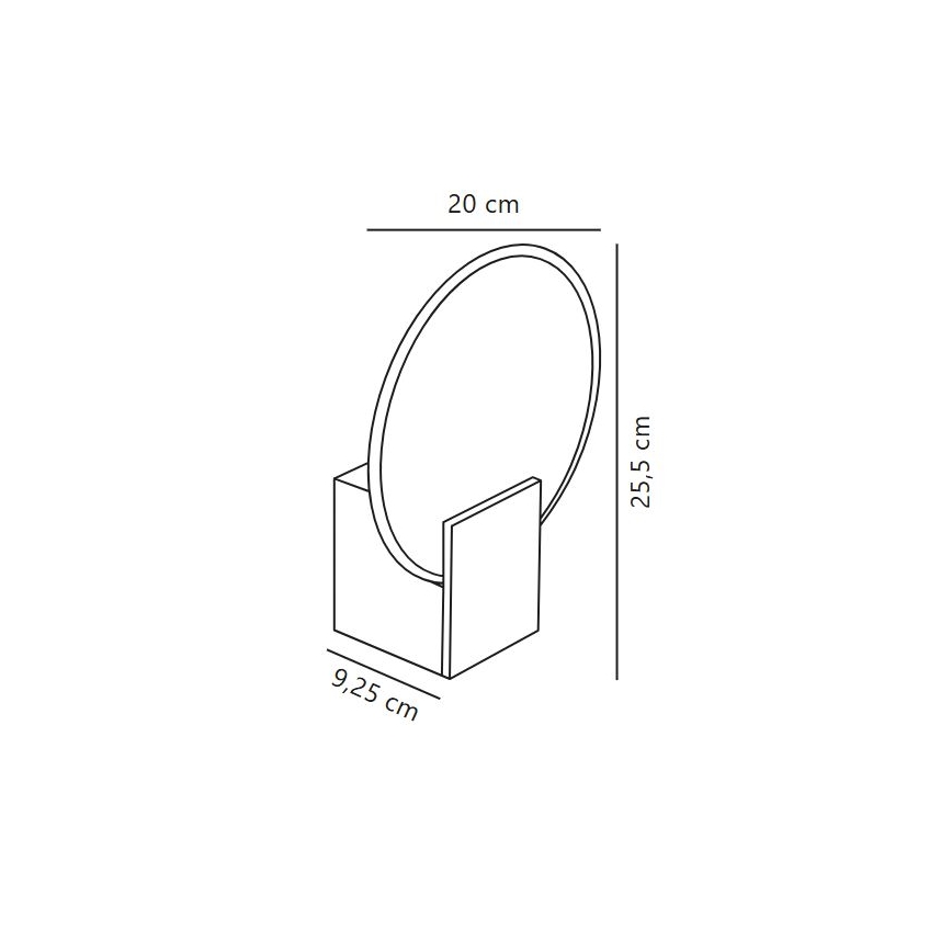 Nordlux - LED Stmievateľné kúpeľňové nástenné svietidlo HESTER LED/9,5W/230V IP44 biela