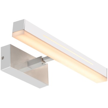 Nordlux - LED Stmievateľné kúpeľňové osvetlenie zrkadla OTIS LED/14W/230V IP44 40 cm strieborná