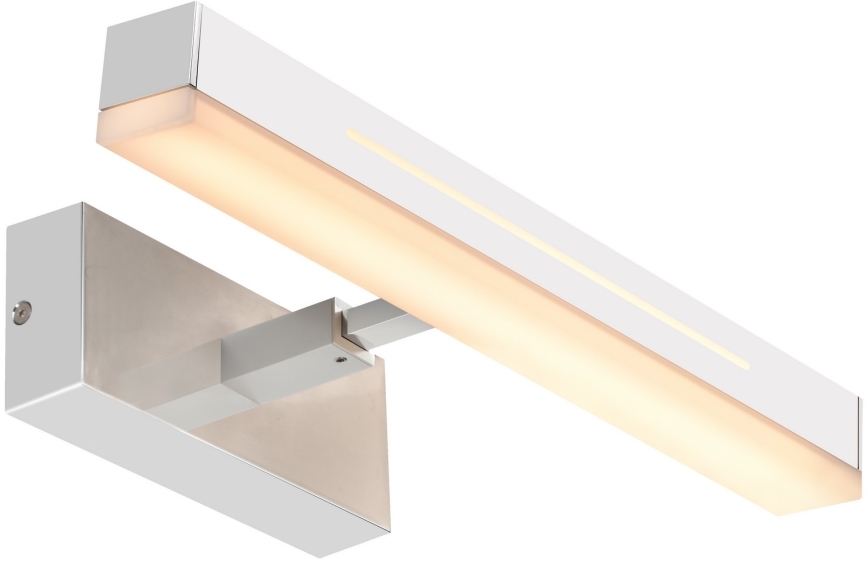 Nordlux - LED Stmievateľné kúpeľňové osvetlenie zrkadla OTIS LED/14W/230V IP44 40 cm strieborná