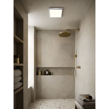 Nordlux - LED Stmievateľné kúpeľňové stropné svietidlo OJA LED/14,5W/230V 3000/4000K IP54 30x30 cm