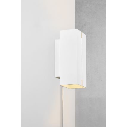 Nordlux - LED Stmievaťelné nástenné svietidlo CURTIZ 2xLED/4,5W/230V biela