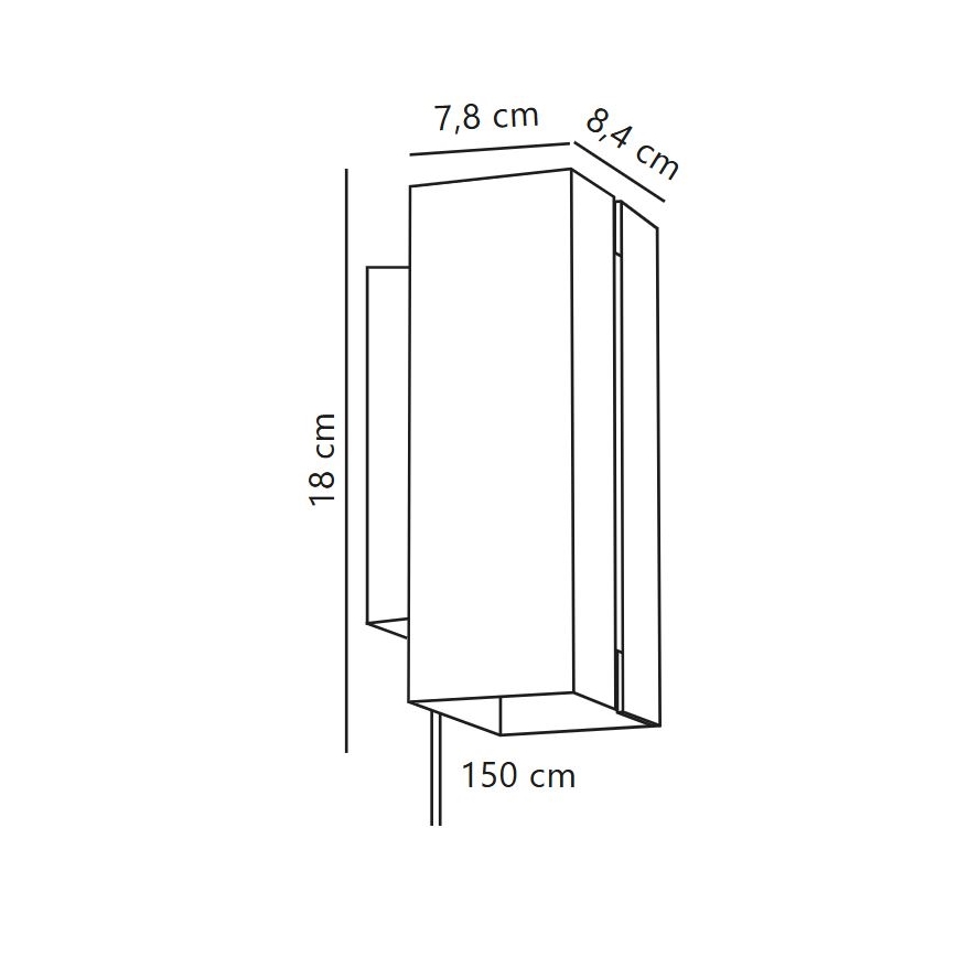 Nordlux - LED Stmievaťelné nástenné svietidlo CURTIZ 2xLED/4,5W/230V biela