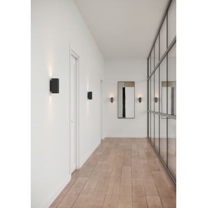 Nordlux - LED Stmievateľné nástenné svietidlo CURTIZ 2xLED/4,5W/230V čierna