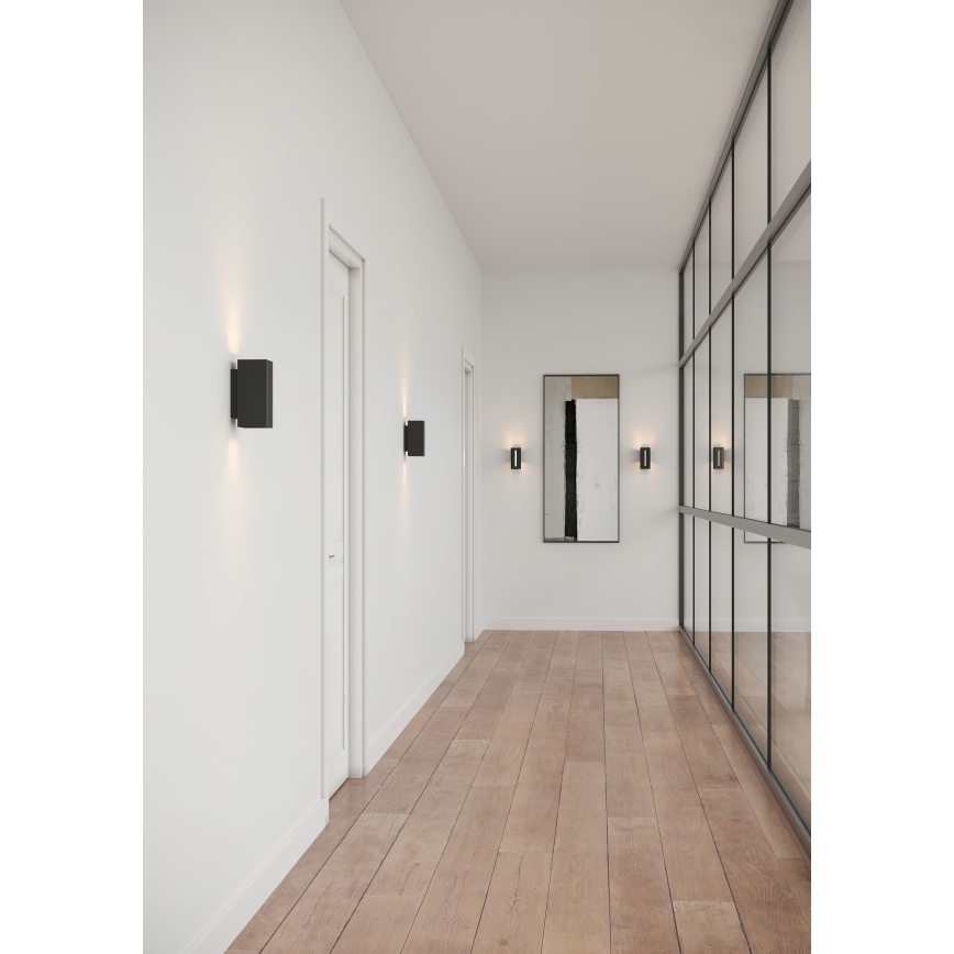 Nordlux - LED Stmievateľné nástenné svietidlo CURTIZ 2xLED/4,5W/230V čierna